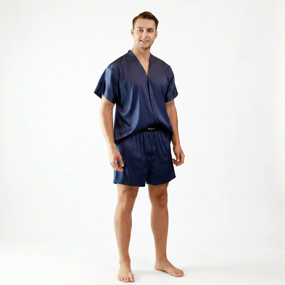 Pyjama Homme Soie de mûrier été