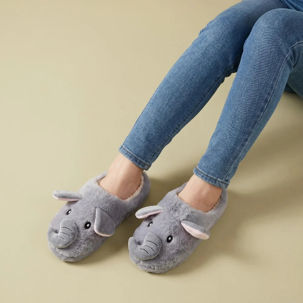 Chaussons d’hiver éléphant (taille 36-45) - Éléphant / 36-37