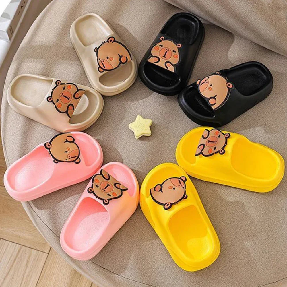 Chaussons Enfant style claquette capybara (taille 24-40)