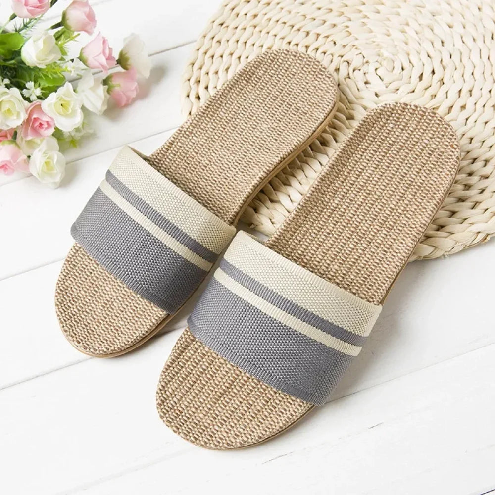 Chaussons Femme d’Été style claquette - Gris / 40-41