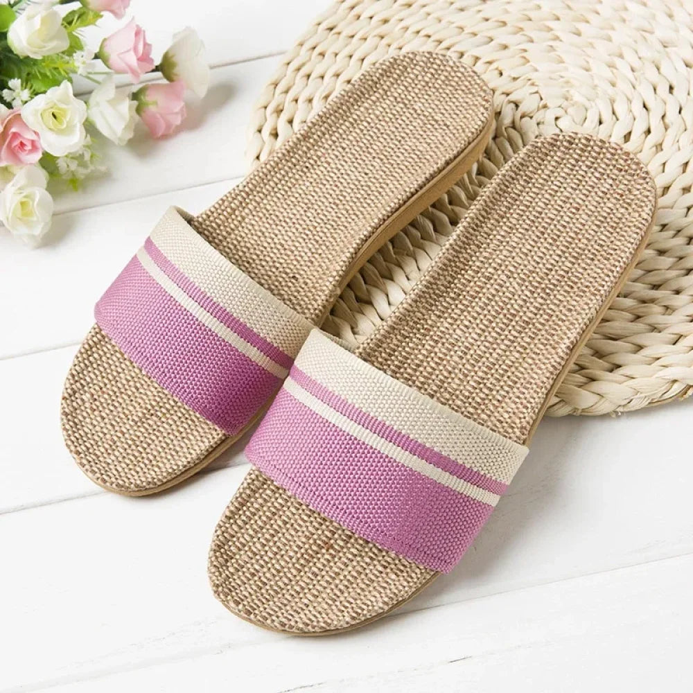Chaussons Femme d’Été style claquette - Violet / 35-36