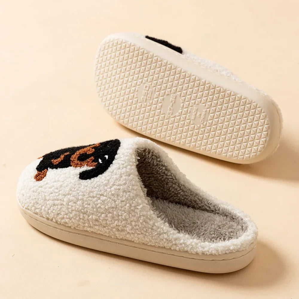 Chaussons femme d’hiver teckel