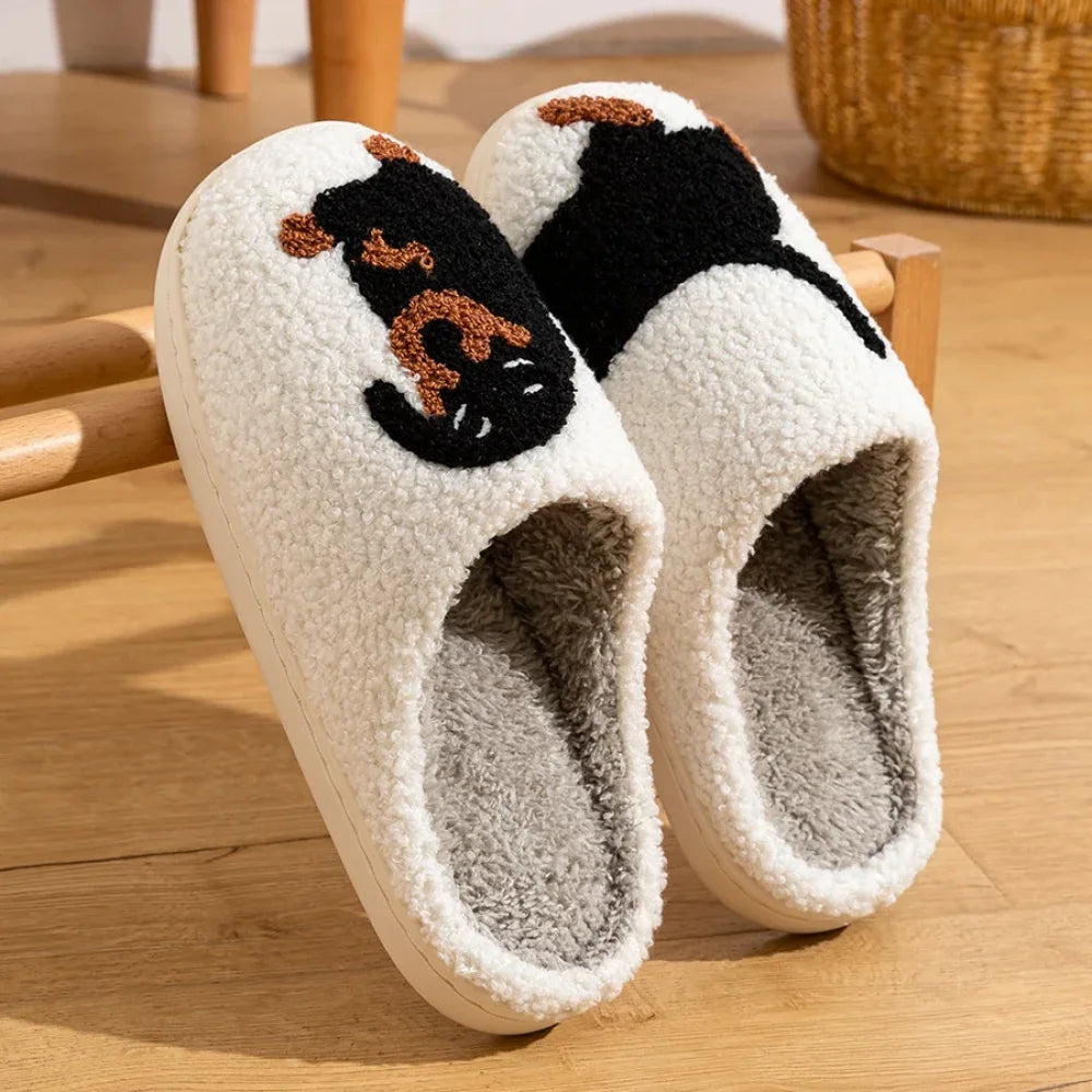 Chaussons femme d’hiver teckel