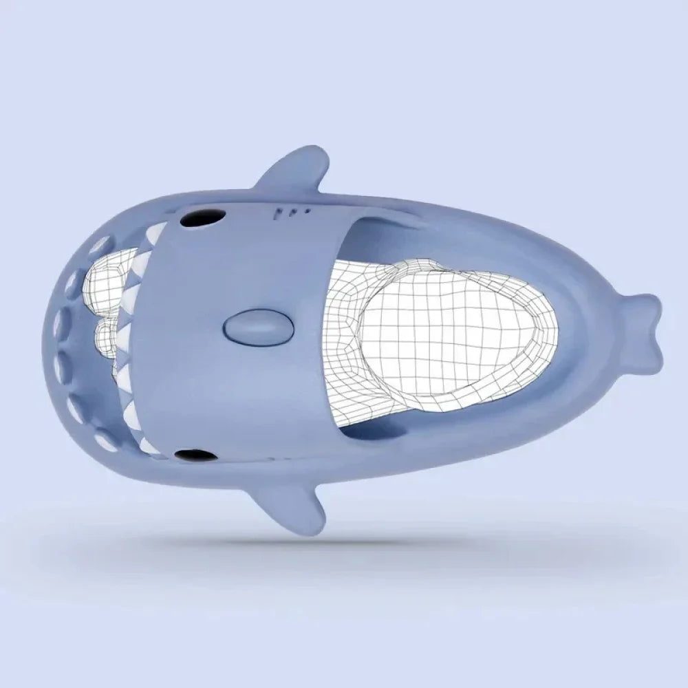Chaussons style claquette requin (taille 30-45)