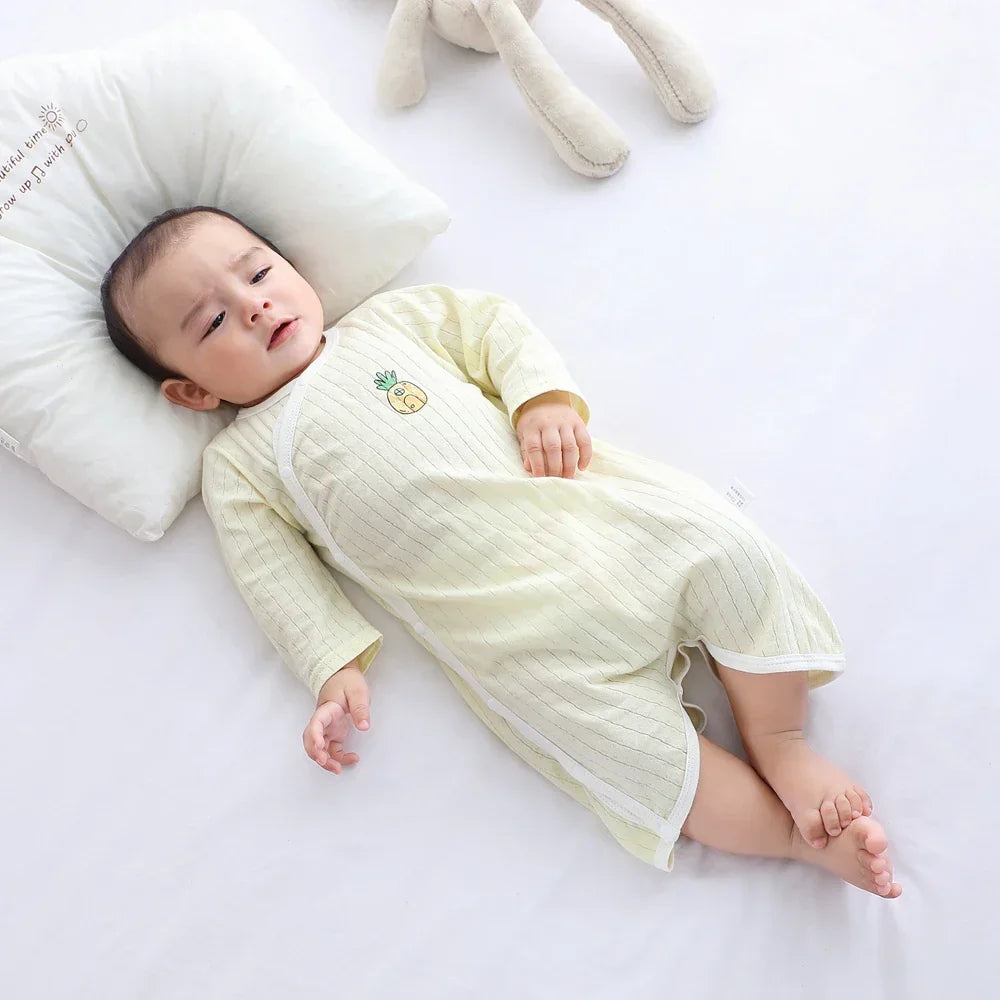 Summer Newborn Baby Homewear Cotton Infant Rompers Soft Baby Bodysuit Breathable Boy Girls Pajamas Baby Clothes 0-18