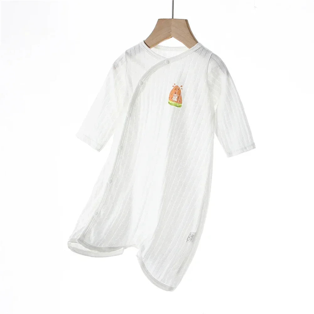 Summer Newborn Baby Homewear Cotton Infant Rompers Soft Baby Bodysuit Breathable Boy Girls Pajamas Baby Clothes 0-18
