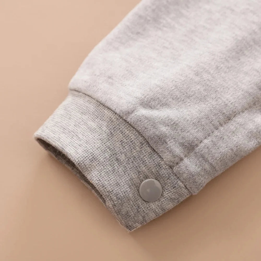 Pyjama Bébé Coton Combinaison avec chapeau (0-1ans)