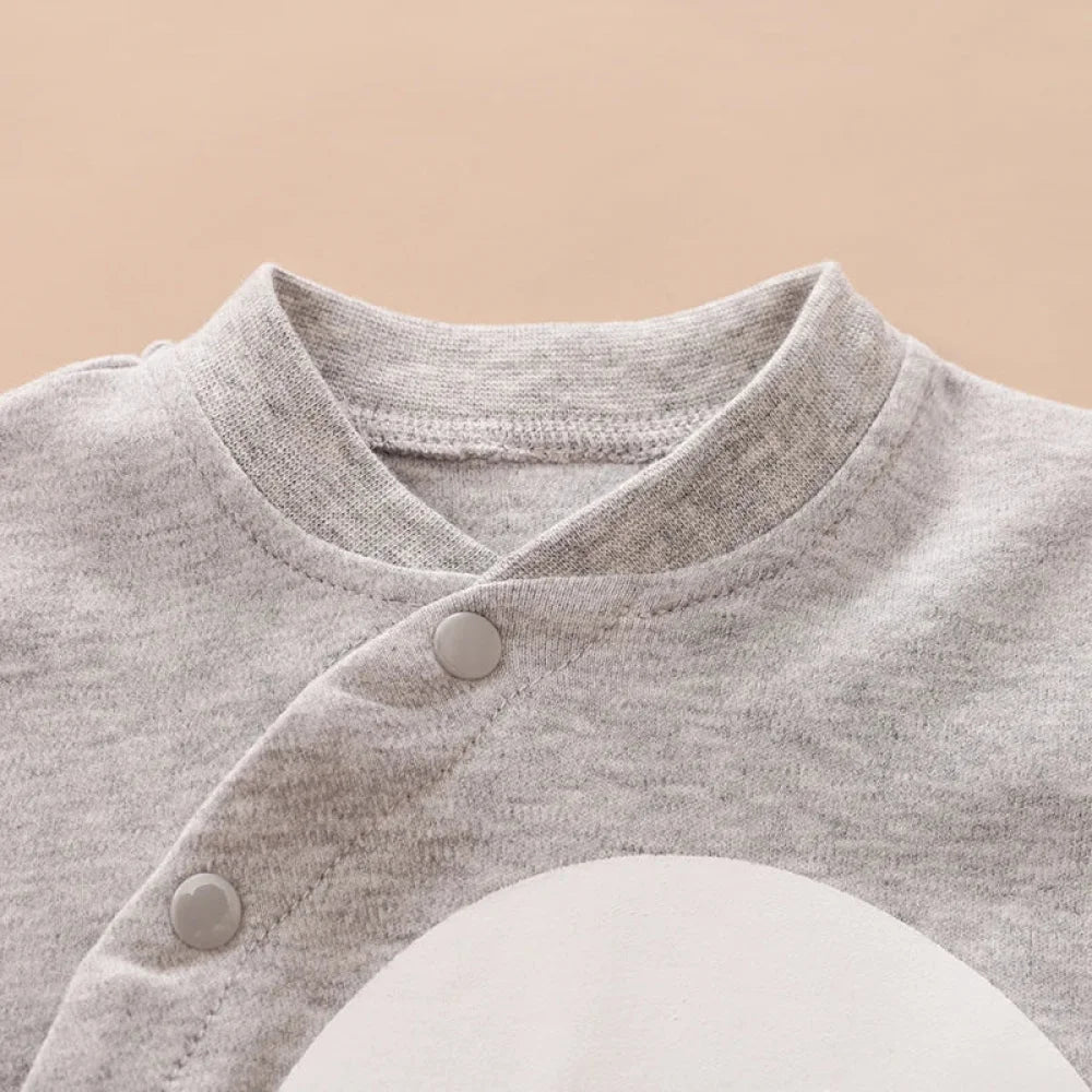 Pyjama Bébé Coton Combinaison avec chapeau (0-1ans)