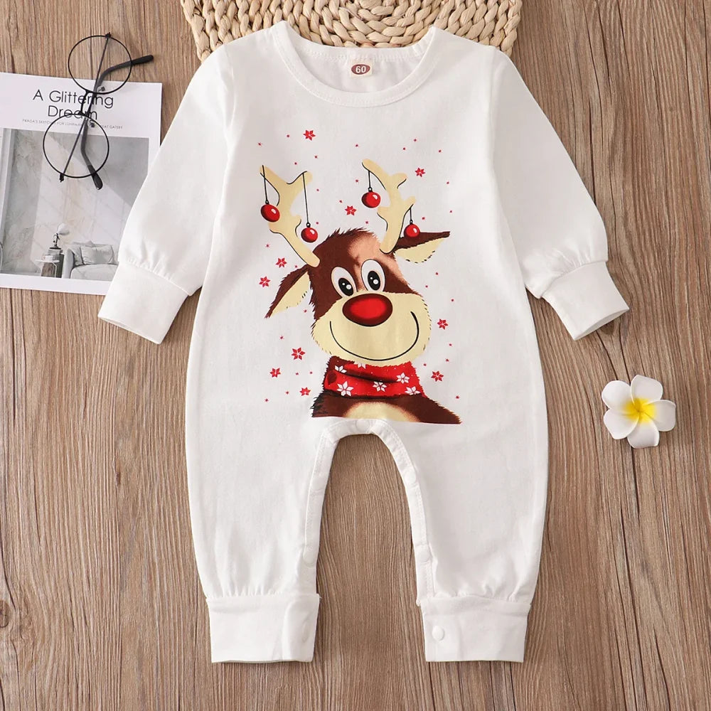 Pyjama de Noël Bébé Cerf (0-18mois)