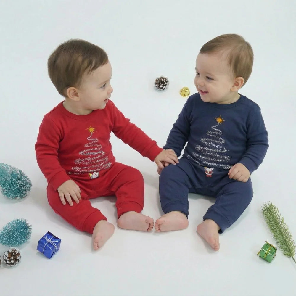 Pyjama de Noël Bébé sapin de noël (3-24 mois)