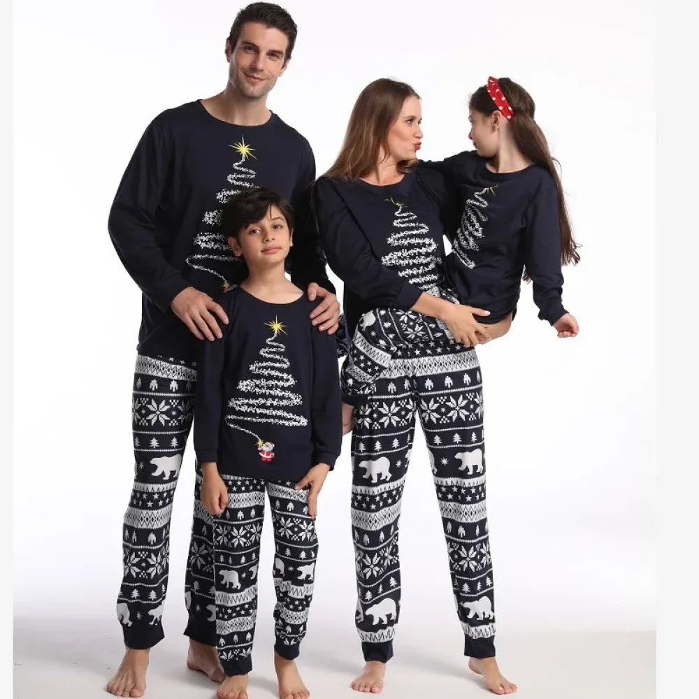 Pyjama de Noël Enfant sapin de noël (2-15ans)
