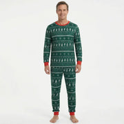 Pyjama de Noël Homme à motifs nordiques - Vert / S