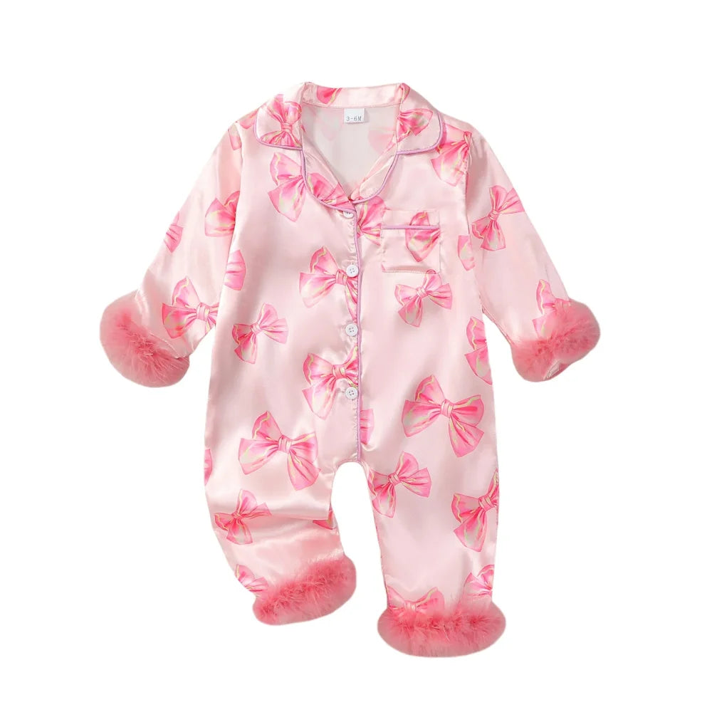 Pyjama Enfant Combinaison Fourrure (0-2ans) - Rose / 0-3 mois