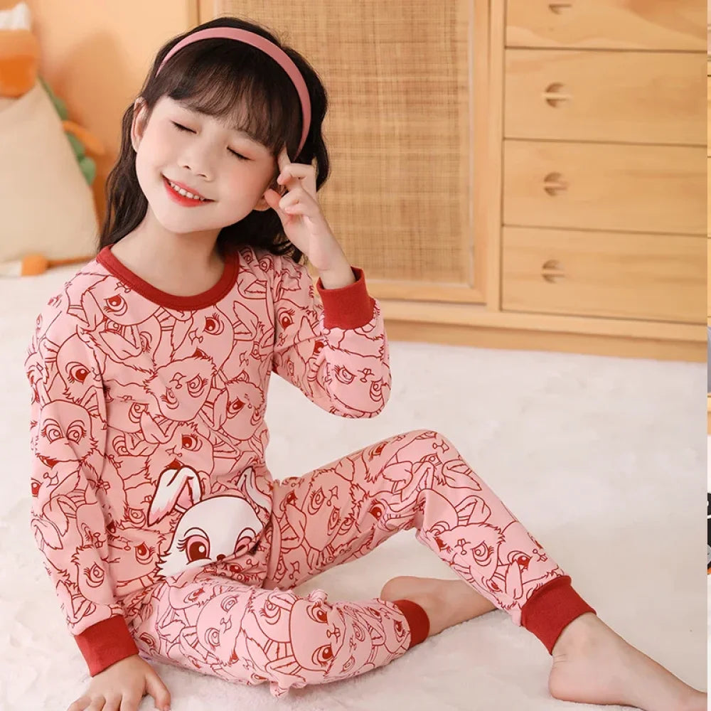 Pyjama Enfant Coton Lapin (2-14 ans) - 2-3 ans
