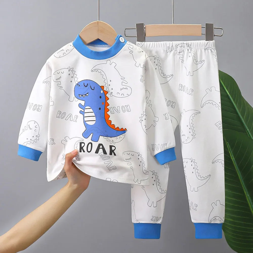 Pyjama Enfant Dinosaure ensemble (6 mois - 8 ans)