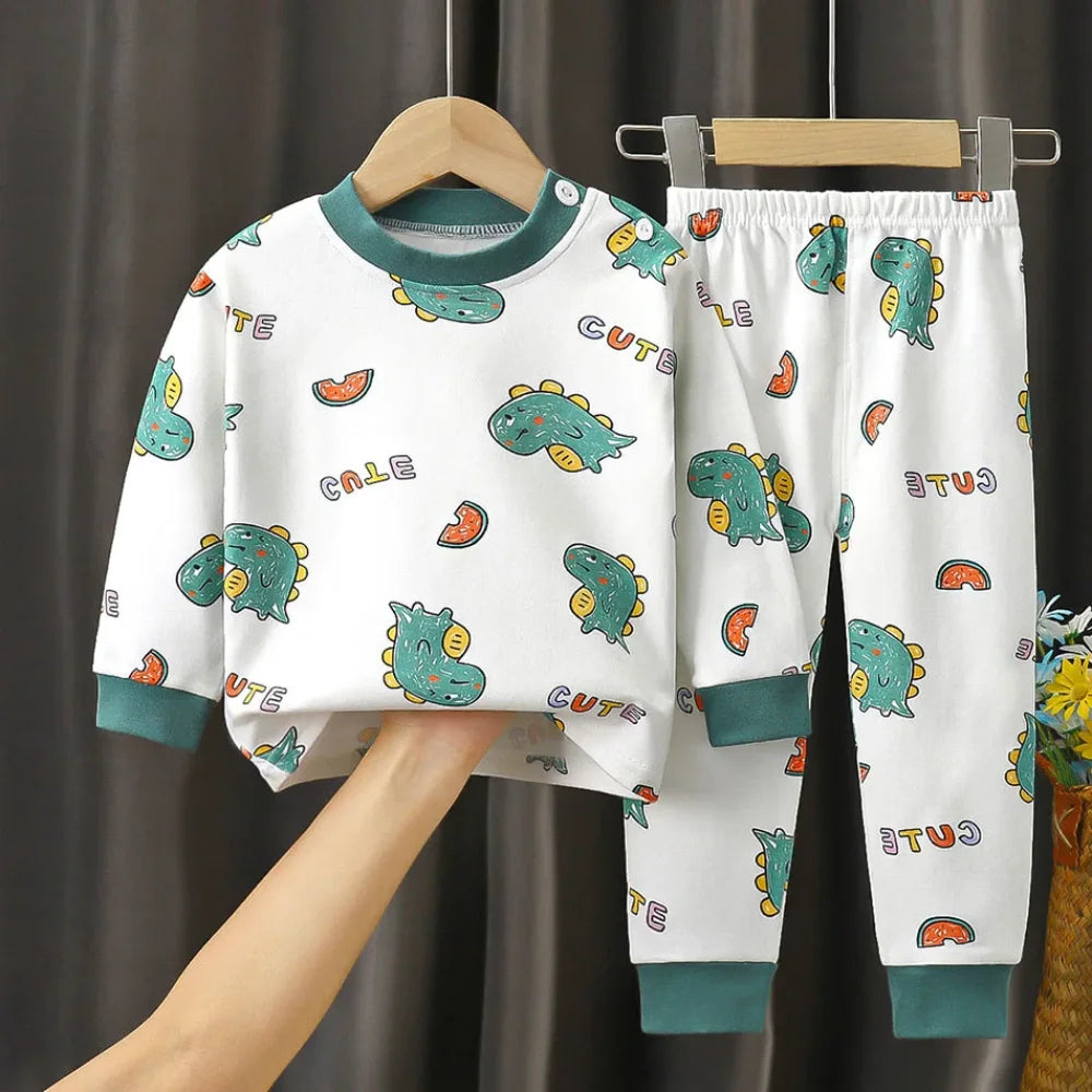 Pyjama Enfant Dinosaure ensemble (6 mois - 8 ans)