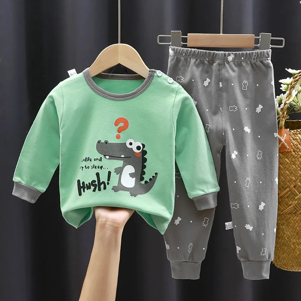 Pyjama Enfant Dinosaure ensemble (6 mois - 8 ans)
