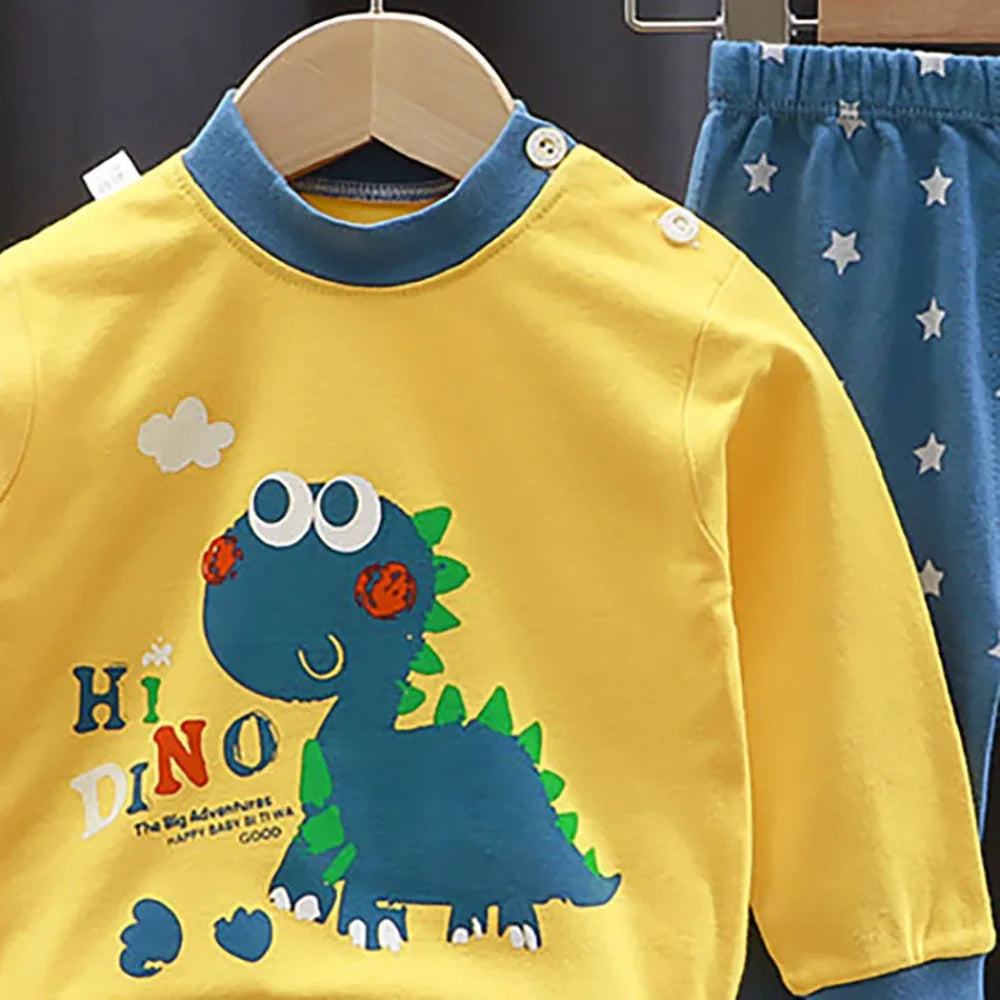 Pyjama Enfant Dinosaure ensemble (6 mois - 8 ans)