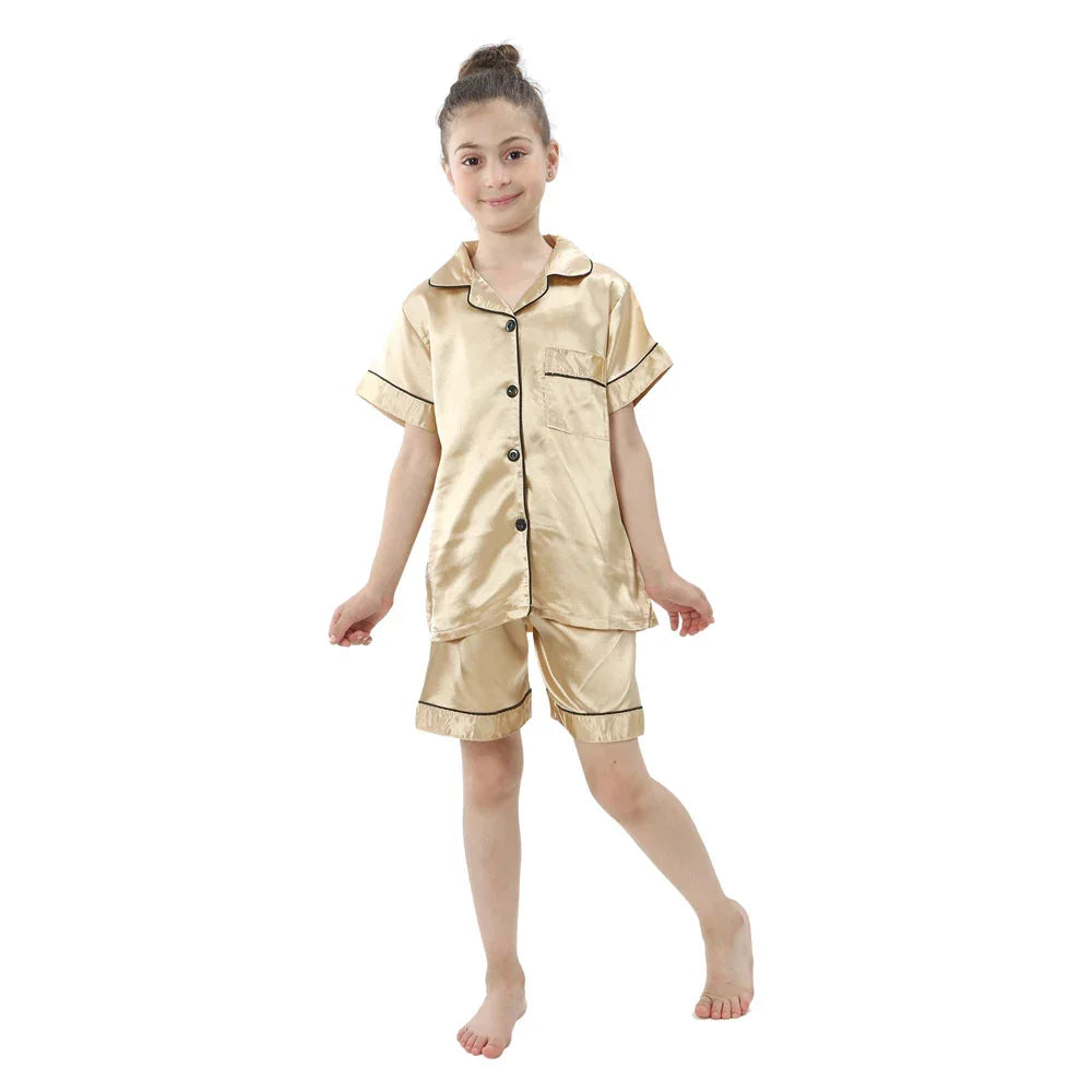 Pyjama Enfant Été chic pour fille - Beige / 2-3ans