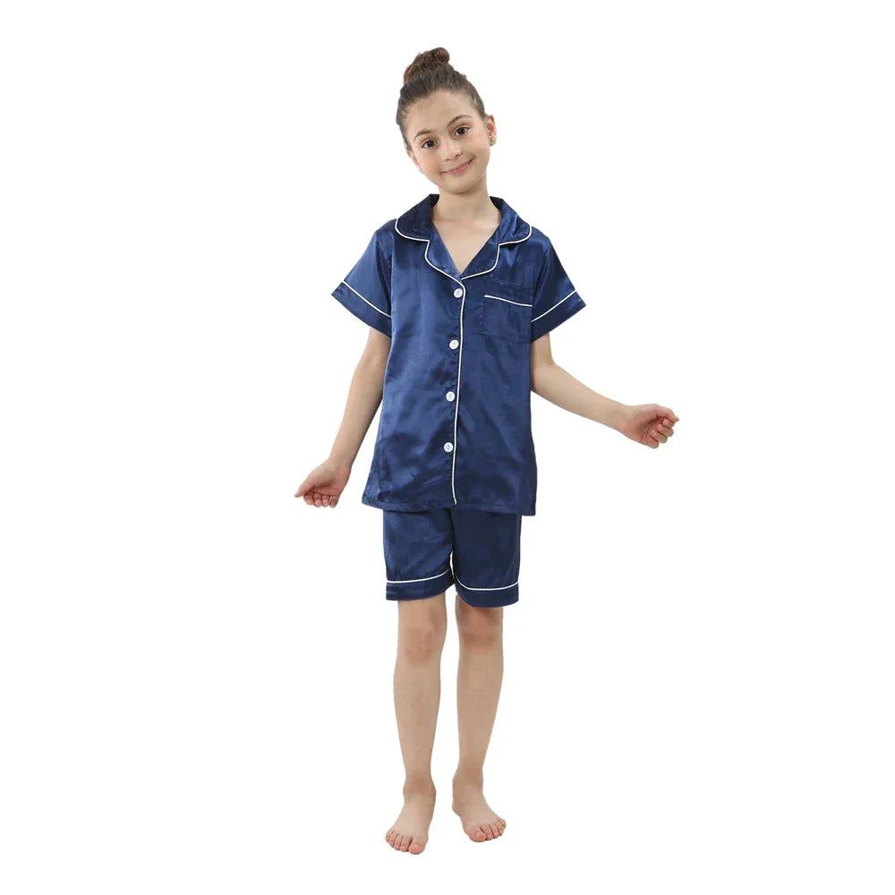 Pyjama Enfant Été chic pour fille - Bleu / 2-3ans