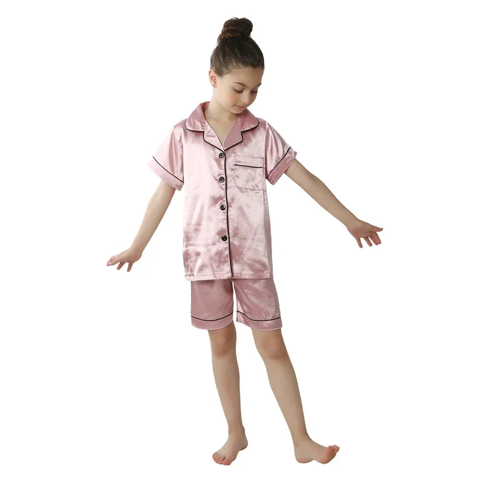 Pyjama Enfant Été chic pour fille - Rose / 2-3ans