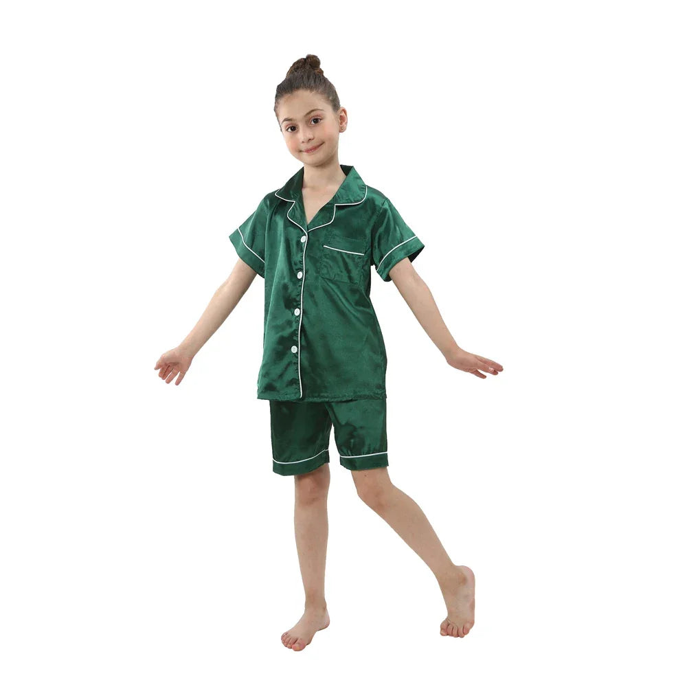Pyjama Enfant Été chic pour fille - Vert / 2-3ans