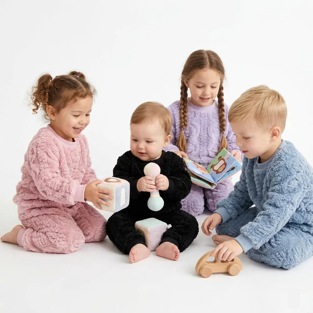 Pyjama Enfant Flanelle Torsadée (6 mois - 4 ans)