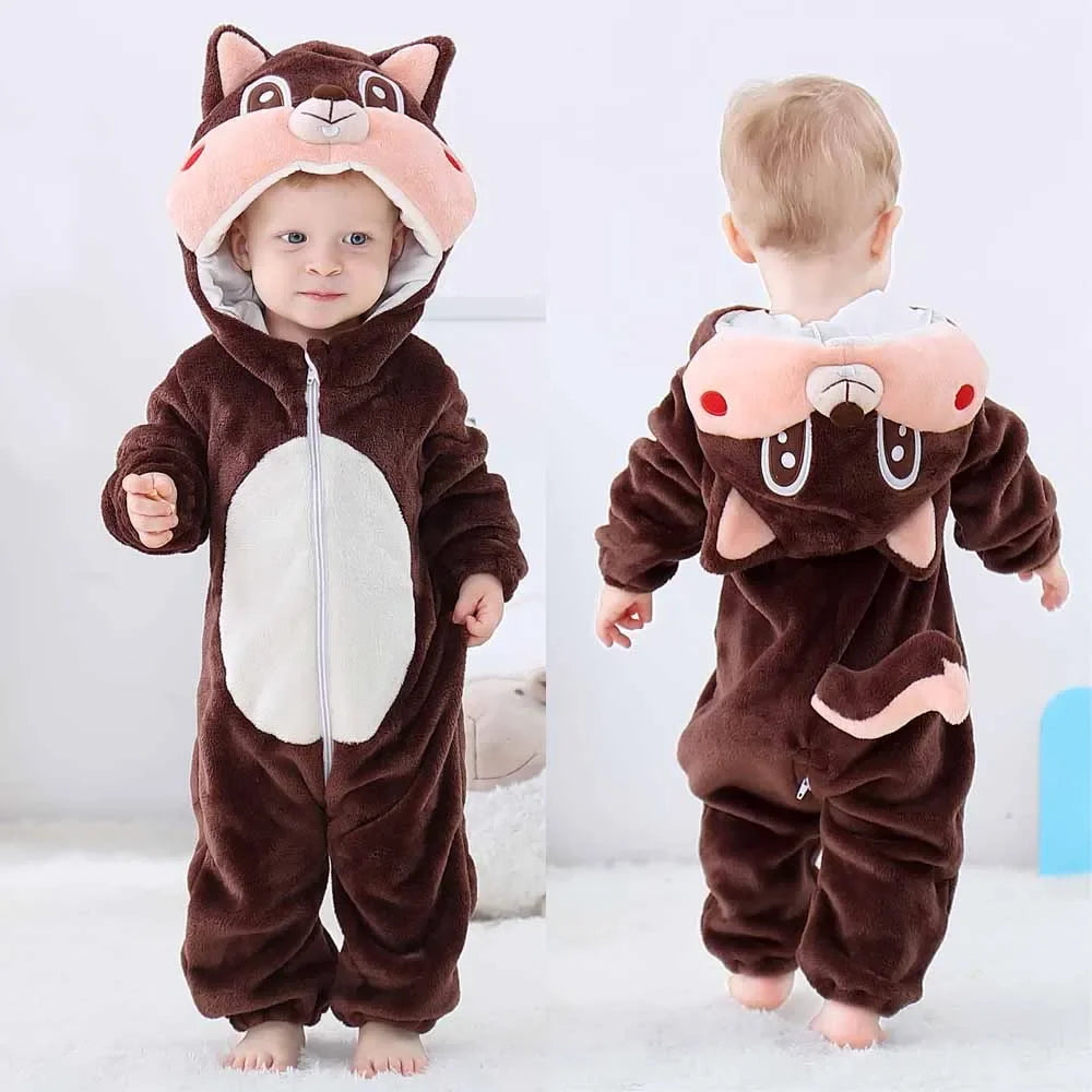 Pyjama Enfant Grenouillère Animaux (0-4 ans)