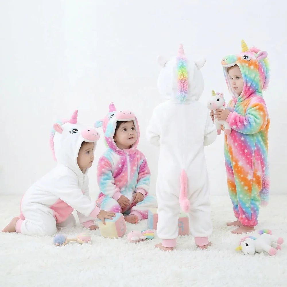 Pyjama Enfant Grenouillère Licorne (0-4ans)