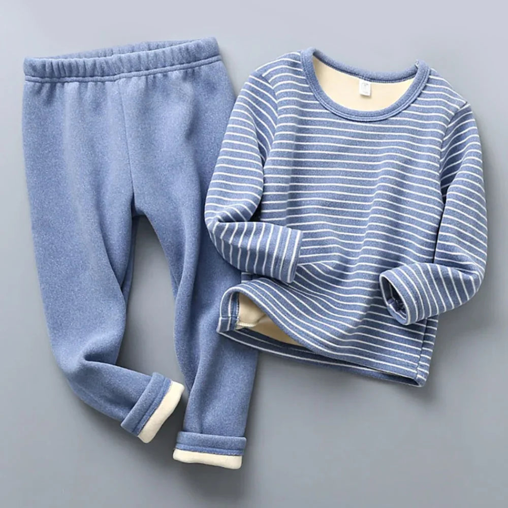 Pyjama Enfant Rayé (2-12 ans) - Bleu / 2-3 ans