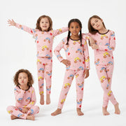 Pyjama Enfant Velours Fraise (3-12ans)