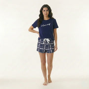 Pyjama Femme à Carreaux honey A PUBLIER ET SEOKING - Bleu / S