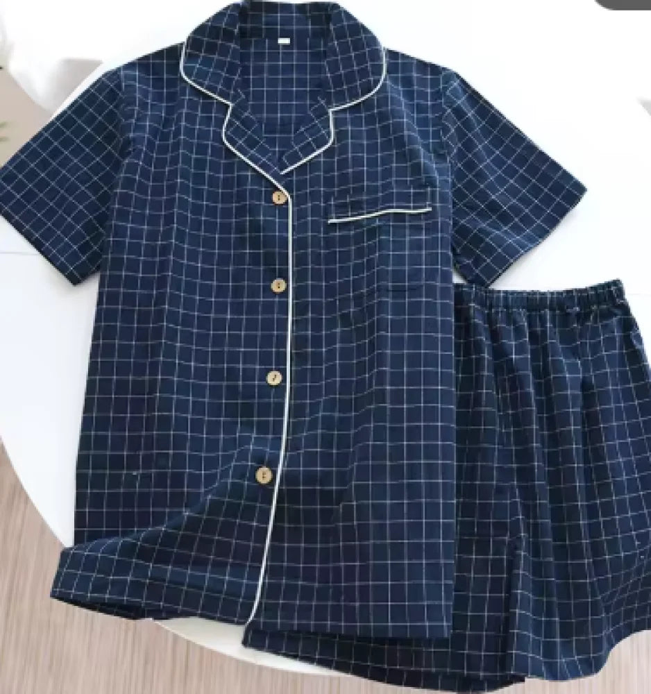 Pyjama Femme Ensemble à Carreaux