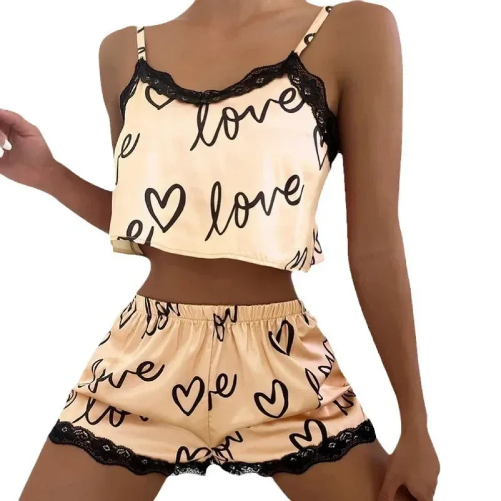 Pyjama Femme Ensemble d’Été love