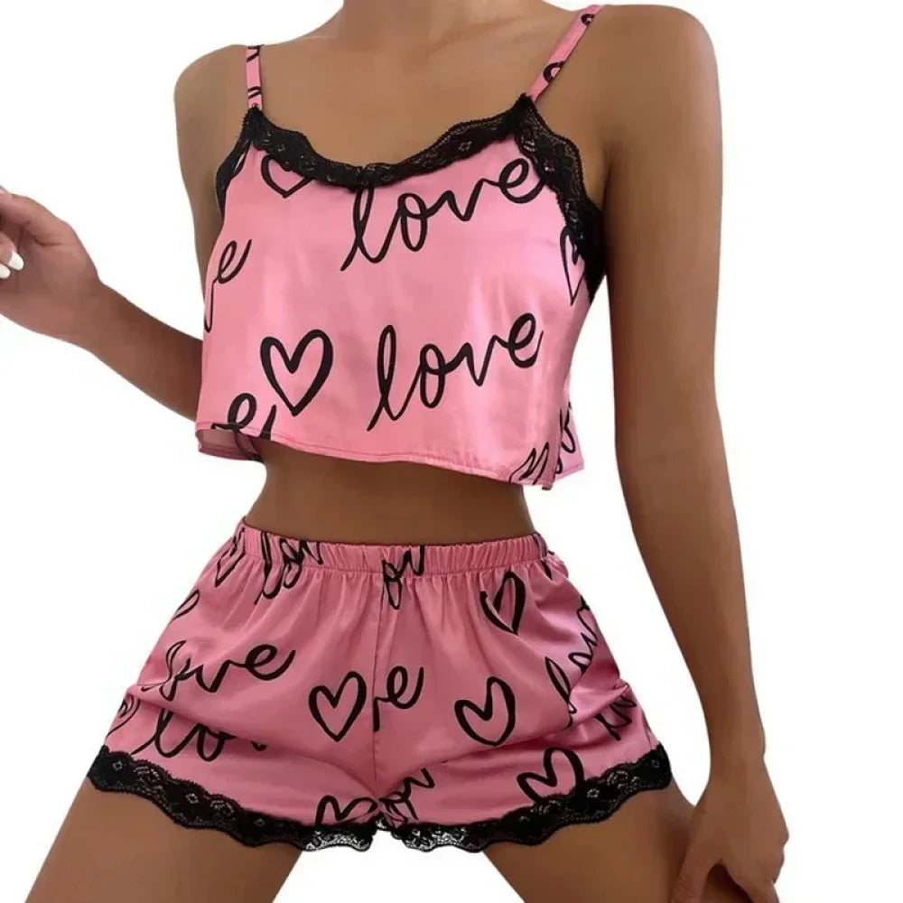 Pyjama Femme Ensemble d’Été love