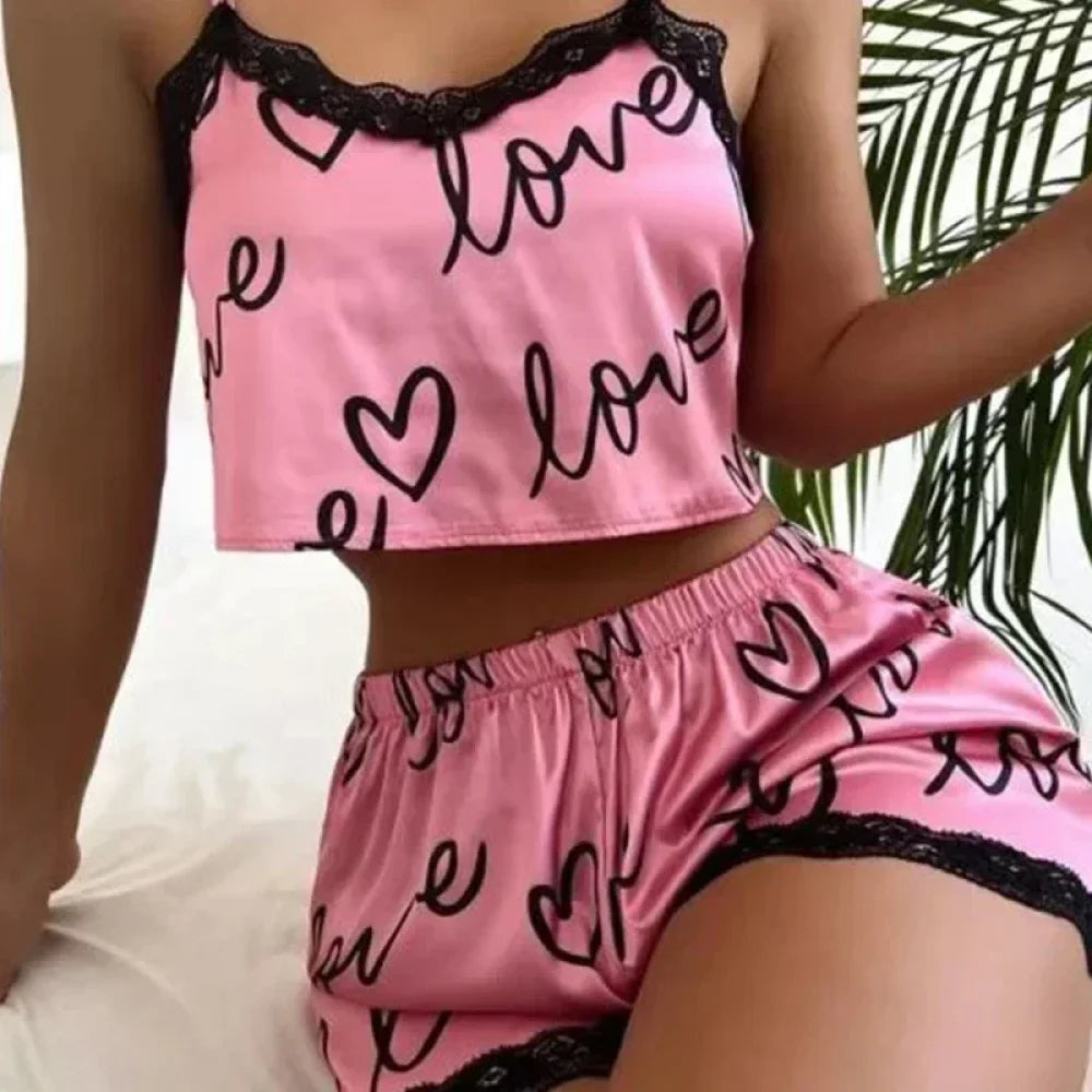 Pyjama Femme Ensemble d’Été love