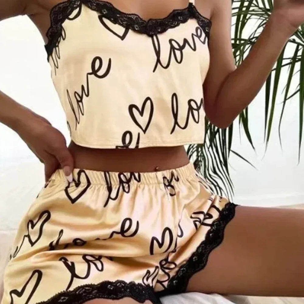 Pyjama Femme Ensemble d’Été love