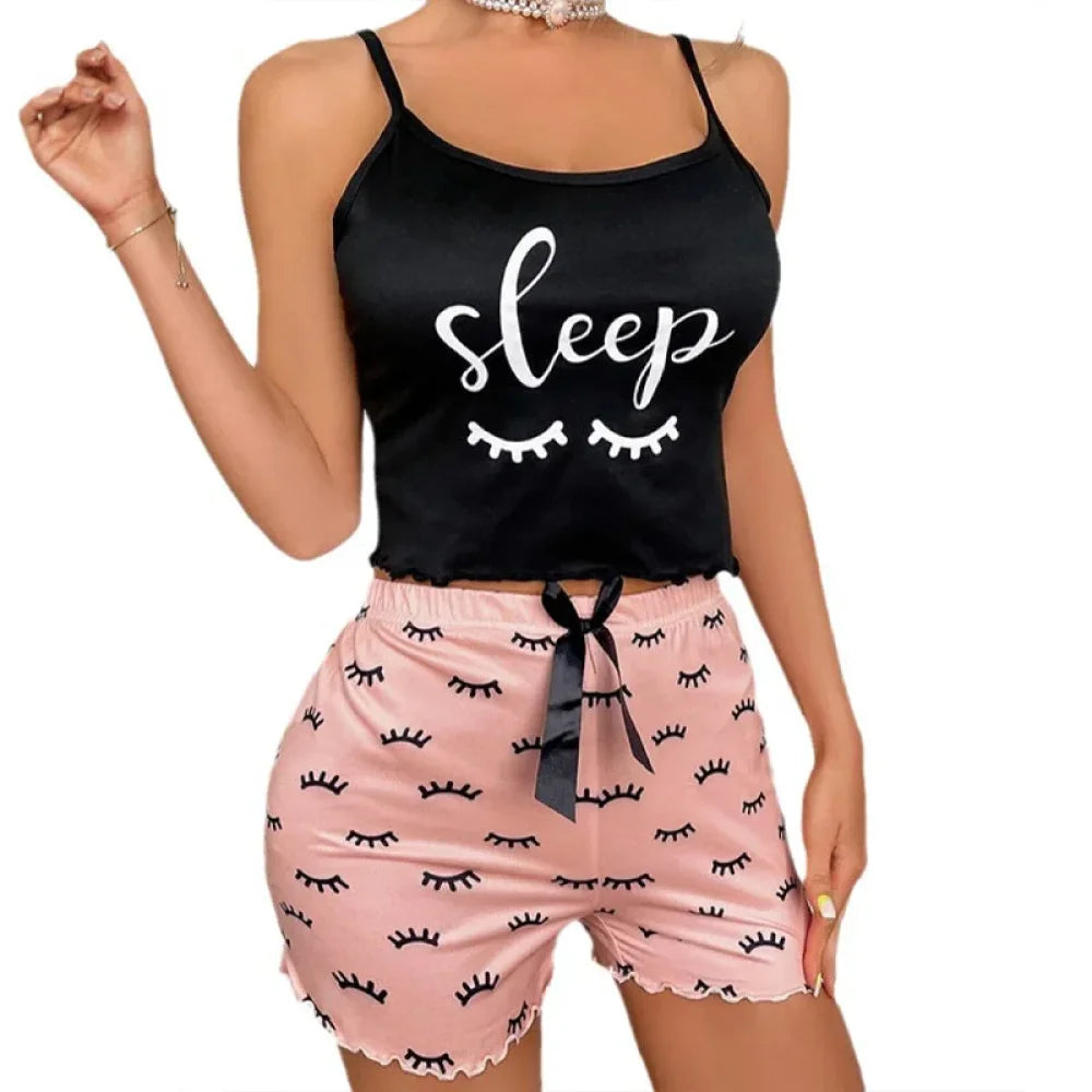 Pyjama Femme Ensemble d’Été sleep