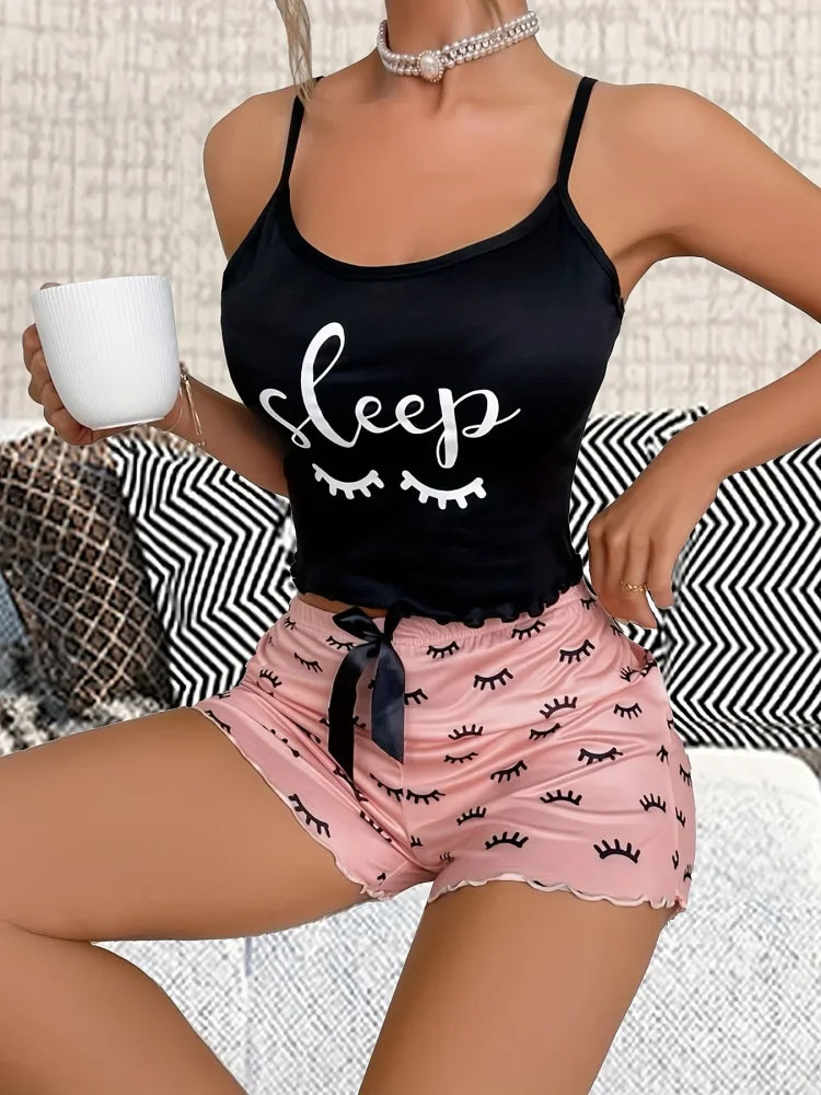 Pyjama Femme Ensemble d’Été sleep - S