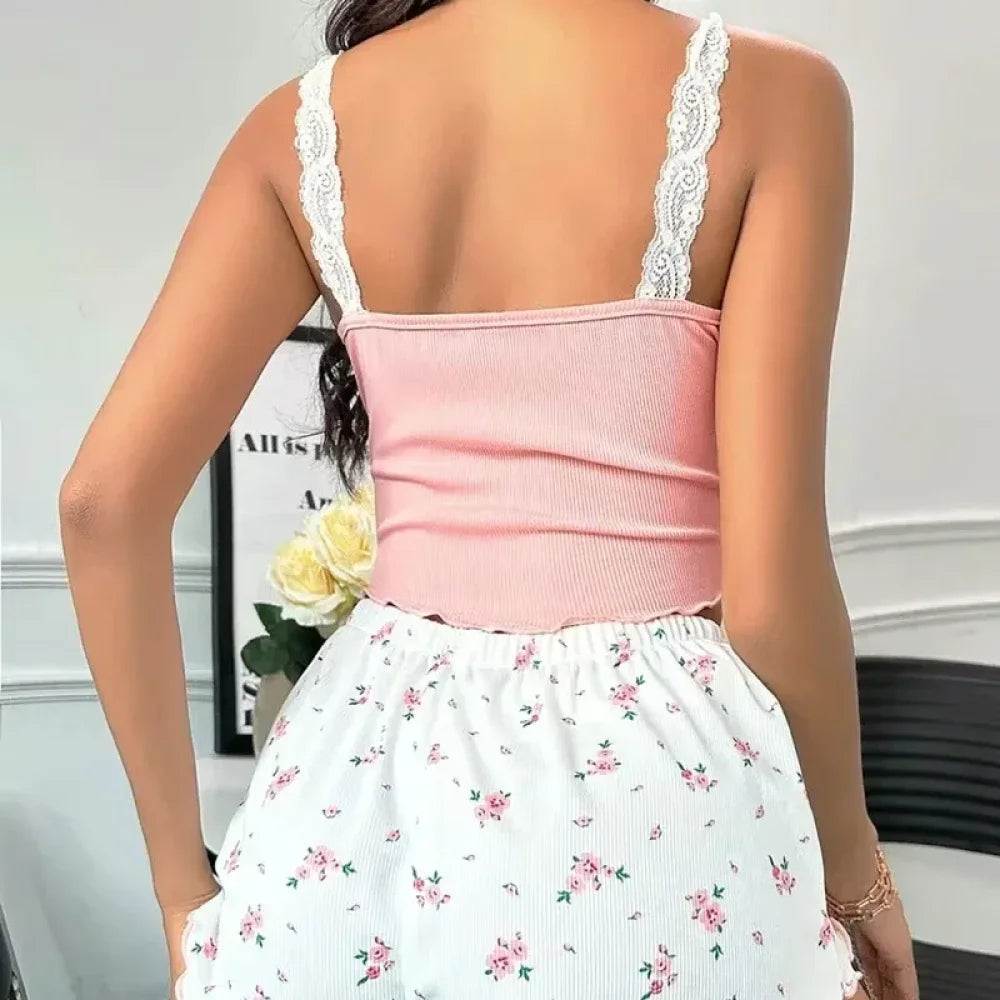 Pyjama Femme Été Dentelle