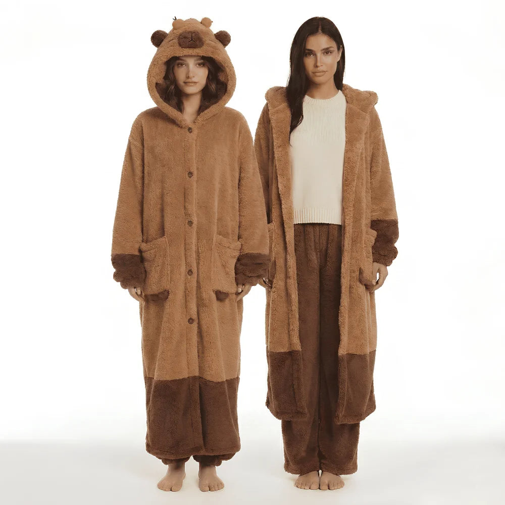 Pyjama Femme Grenouillère capybara