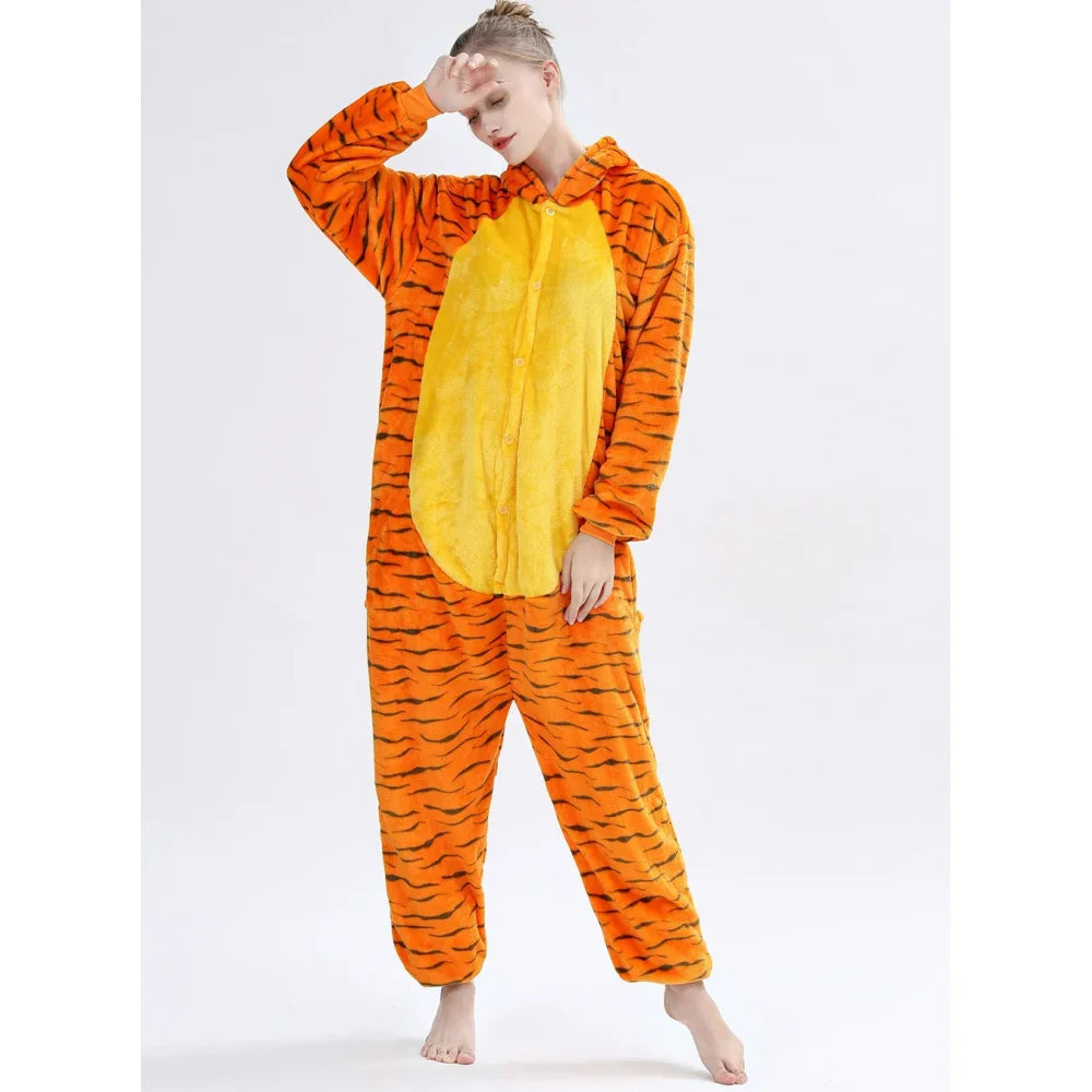 Pyjama Femme Grenouillère tigre