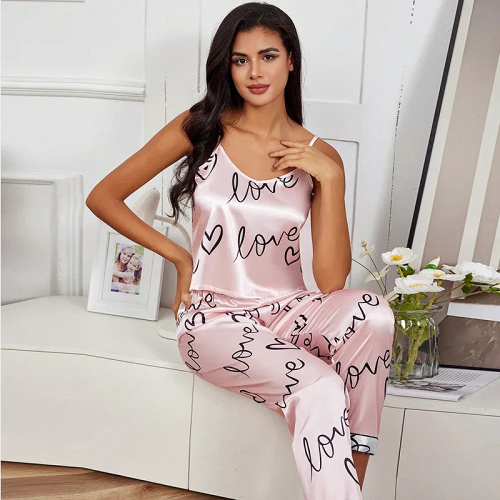 Pyjama Femme Satin love