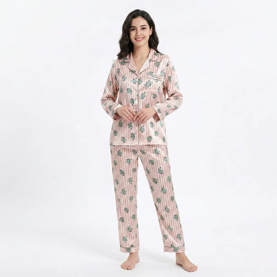 Pyjama Femme Soie Naturelle rose