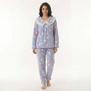 Pyjama Femme Velours fleur