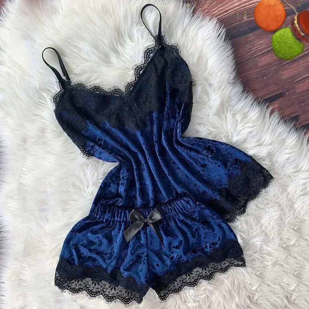 Pyjama Femme Velours Sexy