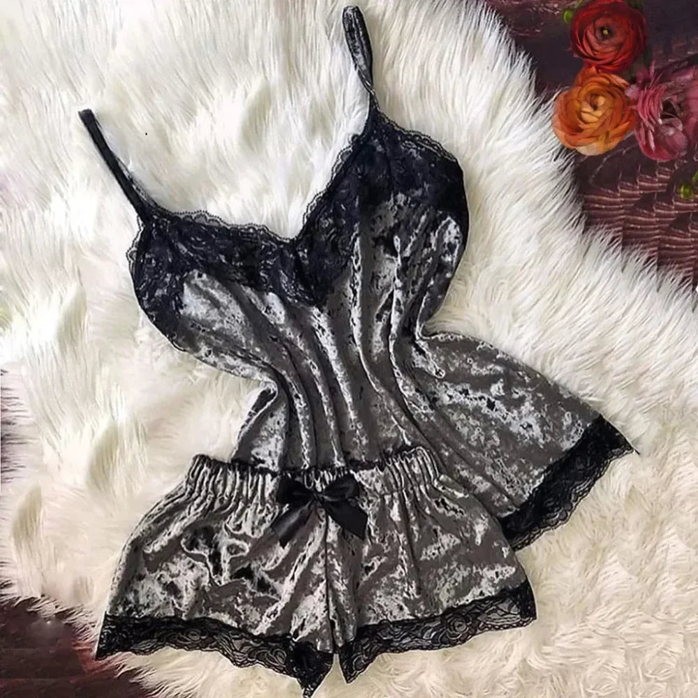 Pyjama Femme Velours Sexy