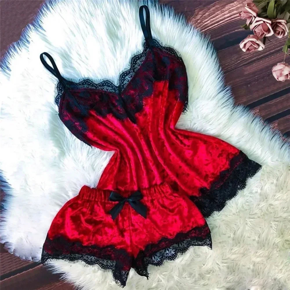 Pyjama Femme Velours Sexy