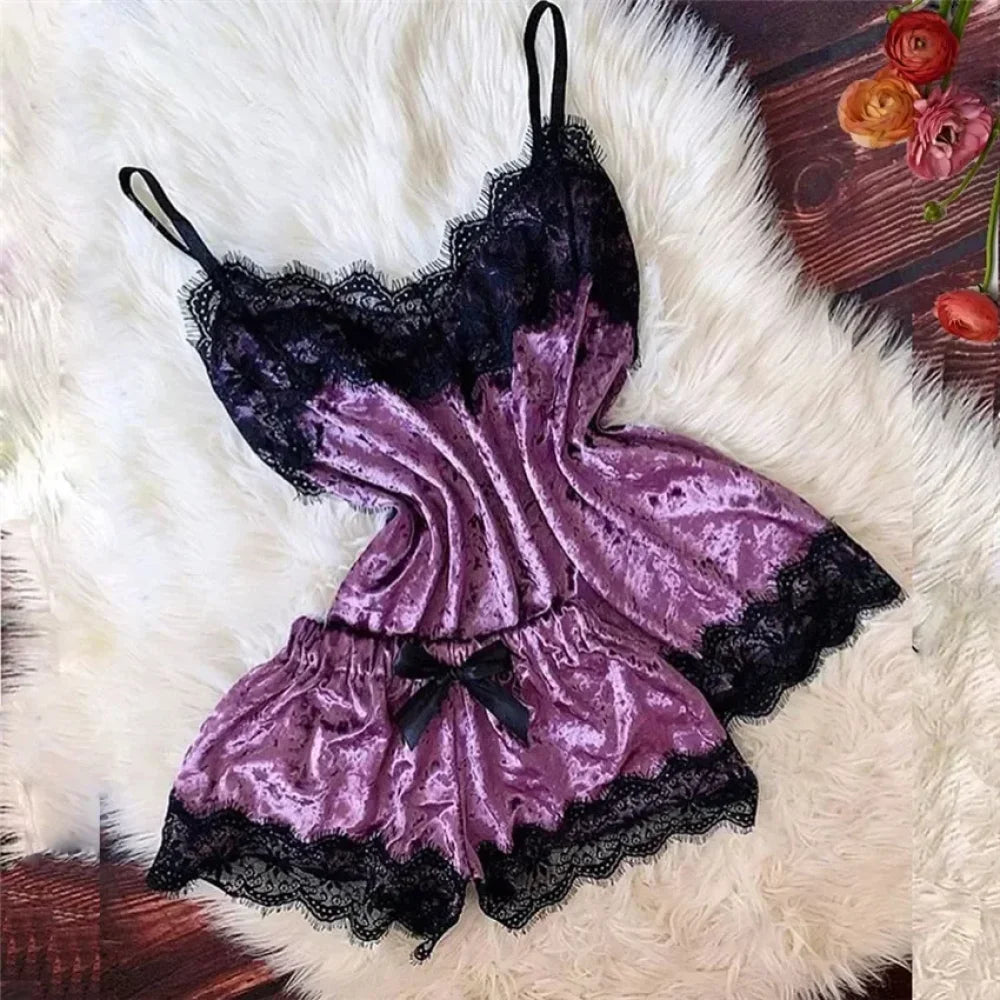 Pyjama Femme Velours Sexy