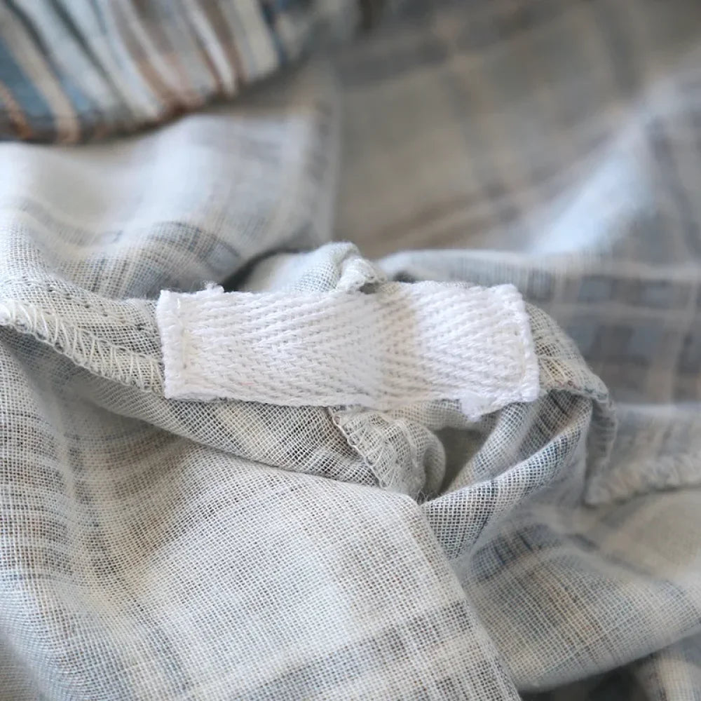 Pyjama Homme à Carreaux Coton